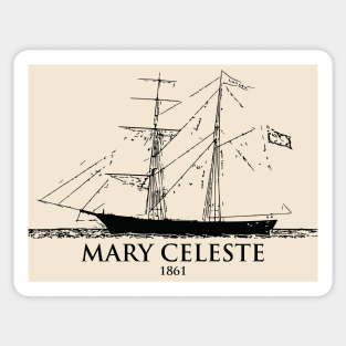Mary Celeste 1861 Ship Sticker
